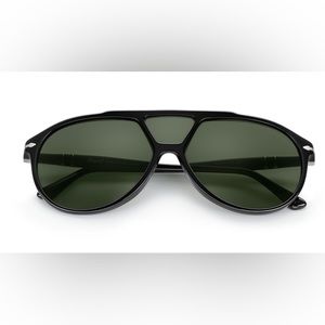 Persol Navigator Sunglasses PO3223S 95/31 Black 59mm 3223
